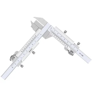 High-Precision 0.02mm Stainless Steel Vernier Caliper Measures Gear Tooth Thickness