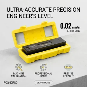 High Precision 0.02mm/m 150mm Machinist Block Level Precision Engineer Spirit Level for Machine Tool Alignment