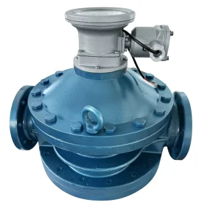 High Precision 0.5% Oval Gear Flow Meter DN80 Cast Steel Flange Connection Mechanical Counter Liquid Digital LCD Display