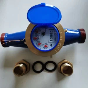 High Precision 1 2′ 3 4′ 1 ‘ DN15 DN20 DN25 Iron Multi jet Mechanical Dry Dial Type Water Meter for Cold Hot Water CE Certified