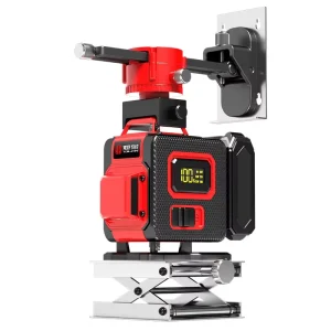 High Precision 16 Lines 4D Laser Level with Green Beam and Rechargeable Design for Picture Hanging and Tiling