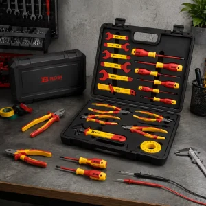 High Precision 18 Piece VDE OEM Hand Operated Chrome Vanadium Steel Hard Case Repair Tool Kit