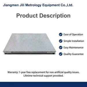 High Precision 1T-5T SCS-Series Digital Industrial Floor Platform Scale for Factory Production Quality Control Weighing