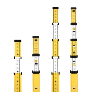 High Precision 1st Generation 3m5m Inner High Leveling Staff Survey Instrument Parts for Engineering Surveying Level Measurement