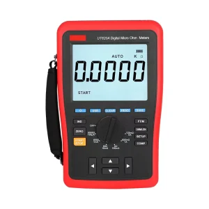 High Precision 4 Wire Kelvin Tester 10μΩ Resolution 100μA~5A DC Milliohm Meter for Winding and Contact Resistance Test UT620A