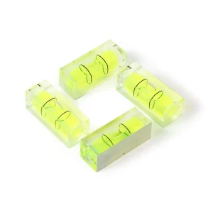 High Precision 5mm Accuracy Acrylic Bubble Level Vial for Industrial Measuring Tools Spirit Level Replacement