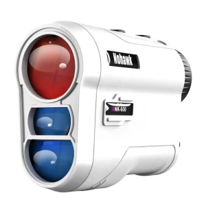 High-Precision 6.5X Magnification Laser Rangefinder 5-600m Range IP54 Waterproof Black Golf Hunting LCD Display Telescope
