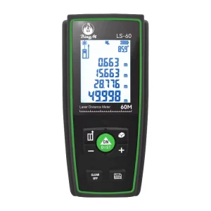 High Precision 60m Electronic Ruler Professional Laser Distance Meter and Rangefinder with LCD Display Measuring Instrument