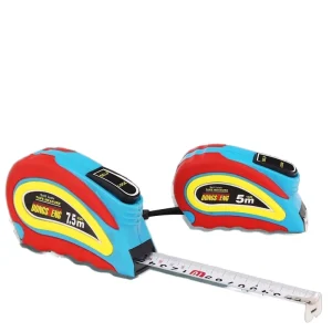 High Precision 7.5m ABS & Plastic Metric Meter Ruler System 3m Box and 5m Circle Tapes Measures with Convenient Storage Case