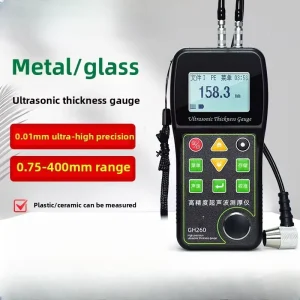 High Precision ABS Ultrasonic Thickness Gauge Instrument for Accurate Metal Steel Plate and Glass Tube Thickness Detection
