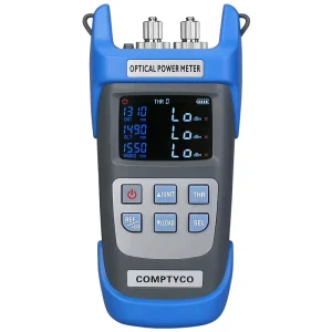 High Precision AUA 330A PON Power Meter 1310 1490 1550nm FTTH Fiber Optic Tester with USB Rechargeable Battery