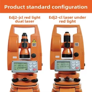 High Precision Angle Measuring Electronic Laser Theodolite Construction Layout Surveying Instrument EDJ2 CLAnd EDJ2 JCL Mainland