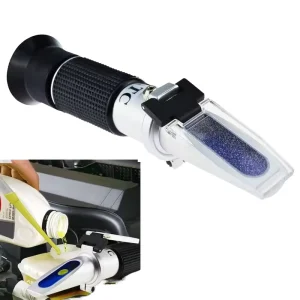 High Precision Brewing Refractometer Dual Scale for Beer Wort and Wine Must Brix 0-32% with Automatic Temperature Control