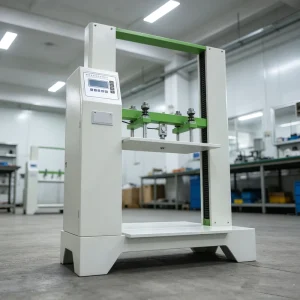 High Precision Corrugated Carton Compression Tester AC Variable Frequency Motor 1000mm Stroke Packaging Test Instrument