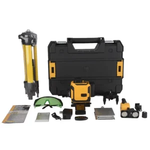 High Precision DIY Industrial Class II Laser Level 16 Line 3 Self Leveling Green Light Battery Powered Outdoor Automatic