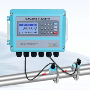 High Precision DN200 Dual CPU Parallel 4 20mA Output Ultrasonic Flowmeter Flow Sensor