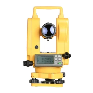 High-Precision DT-02L Laser Electronic Theodolite 2 Second Accuracy 30X Magnification 45mm Aperture Erect Image Surveying