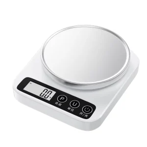 High Precision Digital Battery Portable Kitchen Scale 0.1g 1g Accuracy 5kg 11lb Capacity LCD Display Weight Measuring Baking
