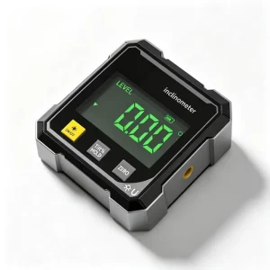 High Precision Digital Inclinometer Magnetic Red Laser 635nm Electronic Angle Gauge Multi Functional Level Box Woodworking House