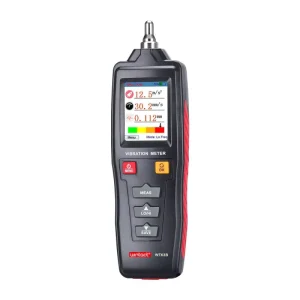High Precision Digital LCD Vibration Meter WT63B Color Display Tester Sensor Gauge Machine IP67 Protection Battery Operated