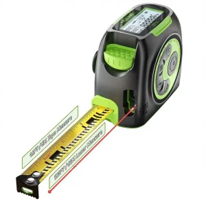 High Precision Digital Laser Rangefinder DT30 with 60m Range LCD Display Measuring Tape