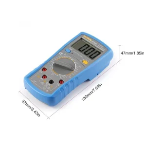 High Precision Digital Multimeter DT9205 with Temperature for Electrical with LCD AC DC