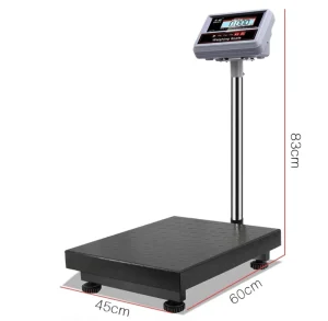 High Precision Digital Platform with LCD Display Rechargeable Power 150kg 300kg 500kg ABS Electronic Weigh Scale