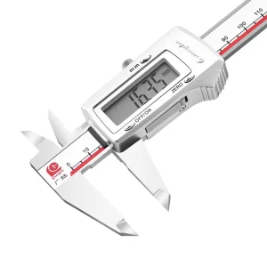 High Precision Digital Stainless Steel Electronic Caliper with 0.01mm Resolution and +/-0.02mm Accuracy