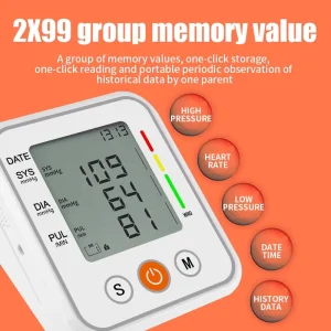 High Precision Digital Tensiometer Accurate Automatic BP Gauge Voice Guidance Blood Pressure Meter Pregnancy Safe BP Monitor