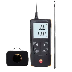 High Precision Digital Thermal Anemometer Testo 425 for Measuring Wind Speed Similar to Testo 416 417 Vane Speed Meter