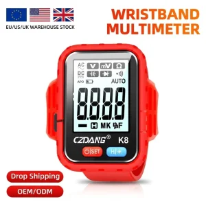High Precision Digital Voltmeter Portable Smart Multifunctional Universal Wrist Style Multimeter