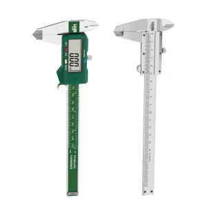 High-Precision Electronic Digital Display Vernier Caliper Small Household Mechanical Caliper Plastic Scale
