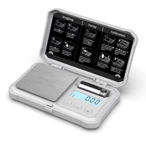 High-Precision Electronic Scale for Jewelry and Medicine Weighing Pocket-Sized 200g Capacity Model S005 2 AAA Batteries