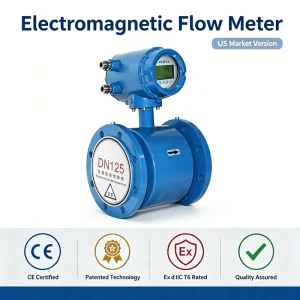 High Precision Explosion proof Custom Double Rotor Flow Meter for Wastewater Treatment Station