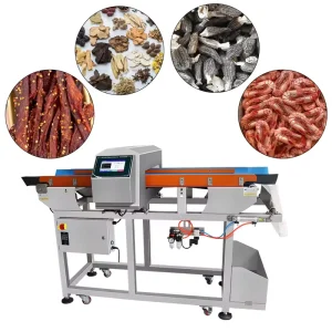 High Precision Food Metal Detector Machine for Automatic Quality Control Production Line Inspection
