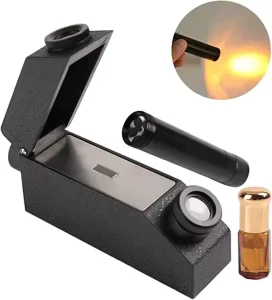 High Precision Gem Refractometer with Built-in LED Light Source and 1.30~1.81 RI OIL Gemstone Refractometer