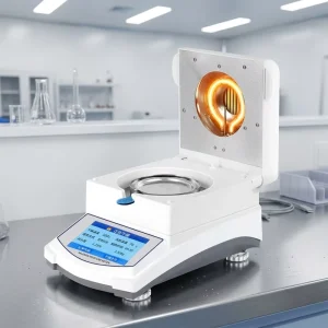 High Precision Halogen Heating Digital Weighing Scale Moisture Analyzer for Laboratory Grain Food Powder Testing Equipment