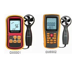 High Precision Handheld Anemometer Wind Speed and Temperature Meter GM8901 GM8902 Flow Test