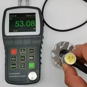 High Precision Handheld Ultrasonic Thickness Gauge for Plastic Glass Metal Sheet Steel Pipe Wall Measurement