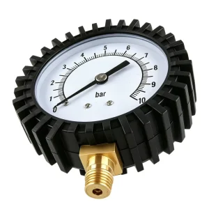 High Precision Heavy Duty Dial Tire Pressure Gauge Large Easy Read CE Certified 1 Year Warranty for Car Truck SUV Tire