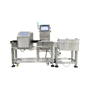 High Precision High Speed Stainless Steel Food Industry Conveyor Belt Metal Detector Checkweigher OEM ODM Machine