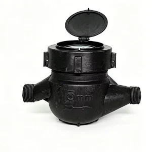 High Precision Household Mechanical Water Meter Single Nozzle Plastic Mechanical Meter