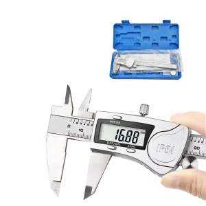 High Precision IP54 LCD Screen Stainless Hardened Digital Vernier Caliper 150 mm 6 Inch Measuring Tools