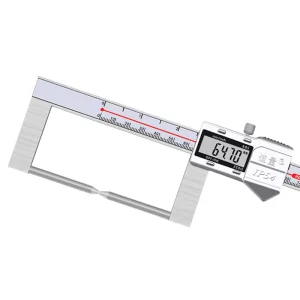 High Precision IP54 Stainless Steel Vernier Electronic Digital Caliper Metal Shell with Extended Pointed Inner Groove