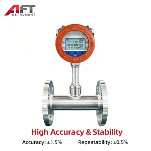 High Precision Industrial Process Control Digital Thermal Mass Flow Meter Stainless Steel Construction IP65 Protection for