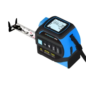 High Precision Lightweight Digital 5m Length Screen 40 100m Laser Steel Tape Measure for Home Use