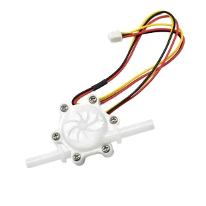 High Precision Liquid Flow Sensor Hall Effect Turbine PC Material Flange Mounting Quick Connect Pulse Output for Water Flow