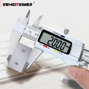 High Precision MM Inch Digital Display Caliper Stainless Steel LCD Vernier Caliper