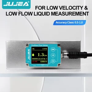 High Precision Mini Turbine Flow Meter Stainless Steel Liquid Flow Sensor for Water Oil Diesel Industrial Automation