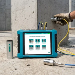 High Precision Non Metal Detector Ultrasonic Pulse Velocity Test Apparatus for Concrete Testing Non Destructive Test Equipment